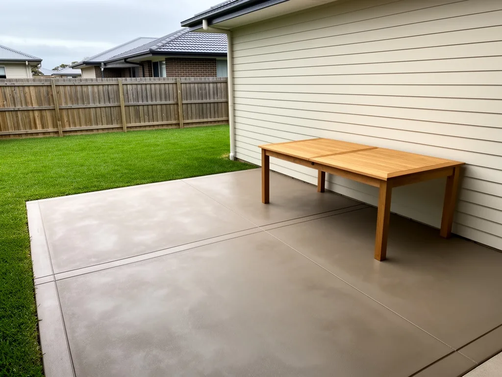 Concrete Resurfacing, completed concrete surface