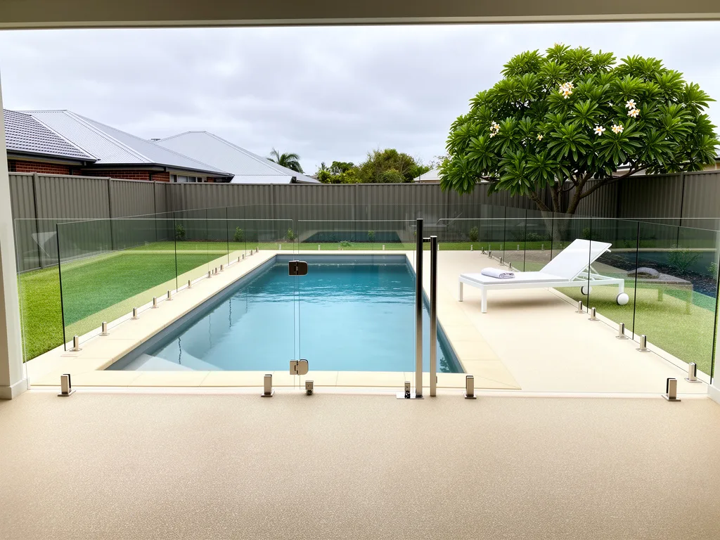 Pool Resurfacing, completed concrete surface